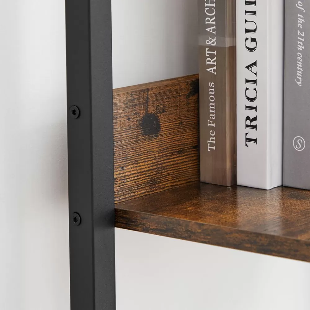 industriedesign_leiterregal_mit__ablagen_4.webp Store SONGMICS Industrie-Design Leiterregal mit 5 Ablagen