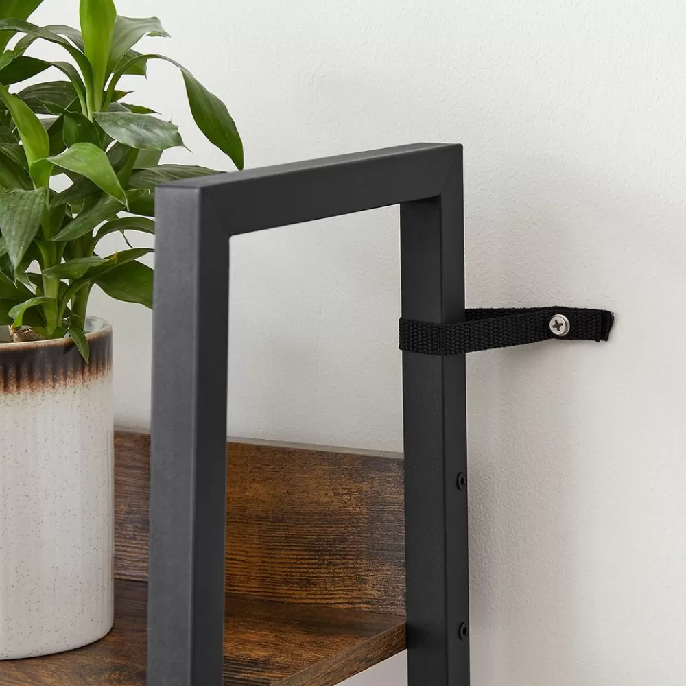 industriedesign_leiterregal_mit__ablagen_5.webp Store SONGMICS Industrie-Design Leiterregal mit 5 Ablagen