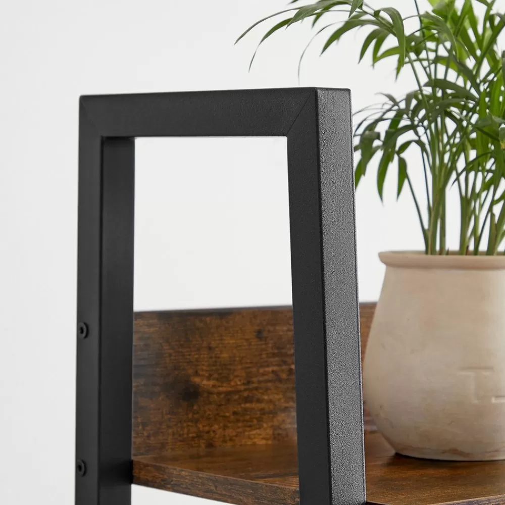 industriedesign_leiterregal_mit__ablagen_7.webp Store SONGMICS Industrie-Design Leiterregal mit 5 Ablagen