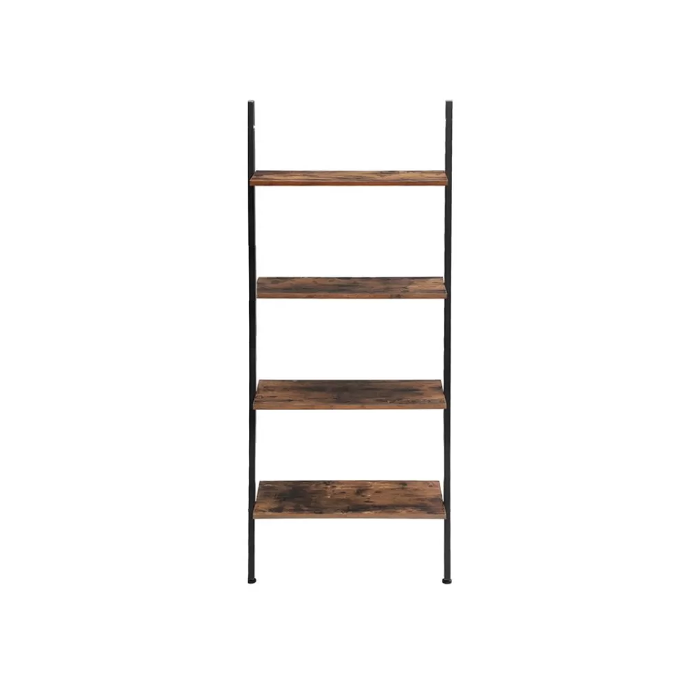 Outlet SONGMICS Industrie-Design Leiterregal mit 4 Ebenen