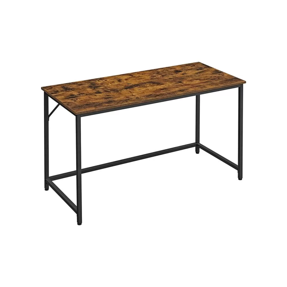 Shop SONGMICS Industrie-Design Schreibtisch Vintagebraun-Schwarz