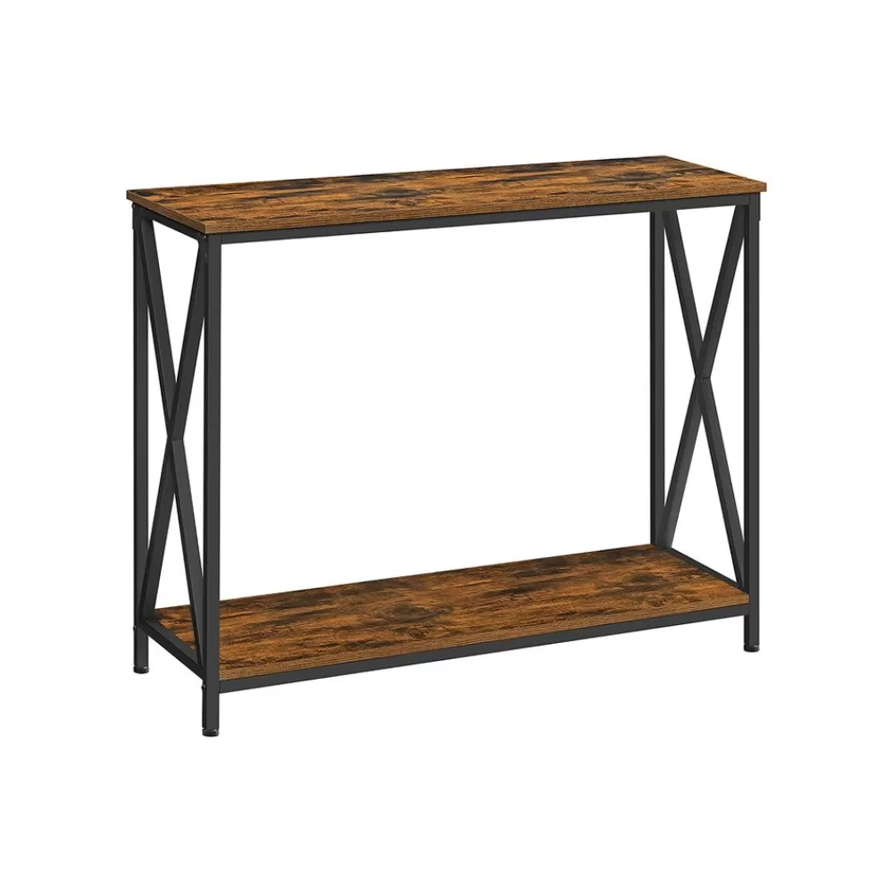 Store SONGMICS Industrie-Design Sofatisch mit Metallgestell