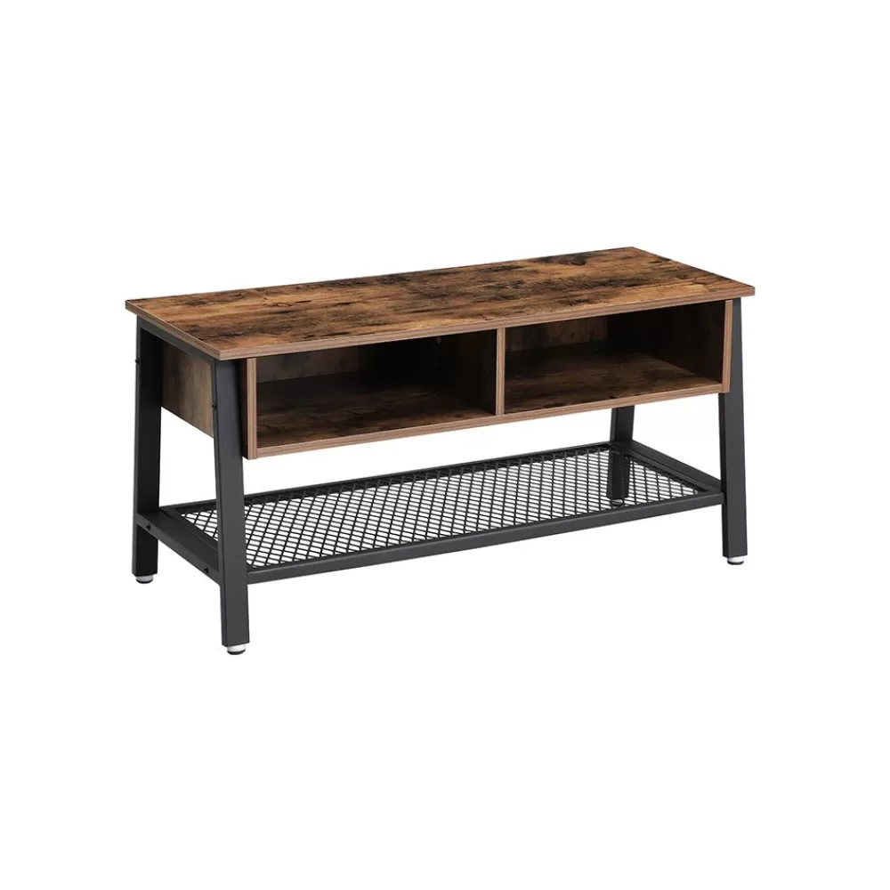 Cheap SONGMICS Industrie-Design TV-Tisch mit 2 Fächern