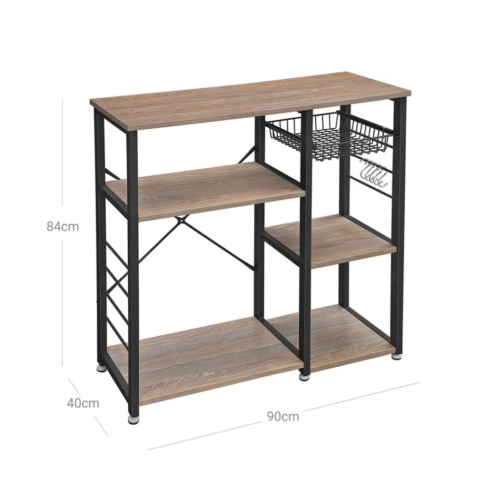 industrielook_kchenregal_13.webp Flash Sale SONGMICS Industrie-Look Küchenregal
