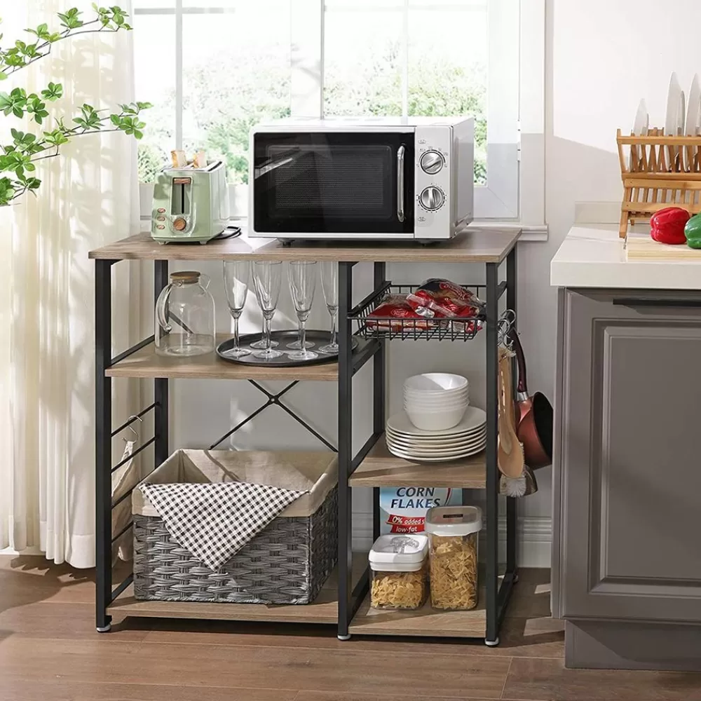 industrielook_kchenregal_8.webp Flash Sale SONGMICS Industrie-Look Küchenregal