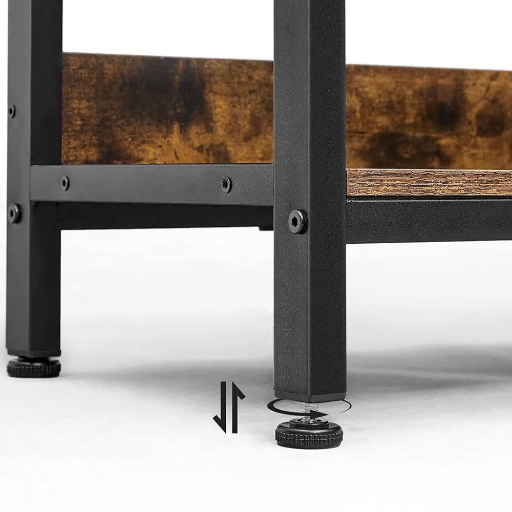 industriestil_bcherregal_vintagebraunschwarz_5.webp Best Sale SONGMICS Industriestil Bücherregal Vintagebraun-Schwarz