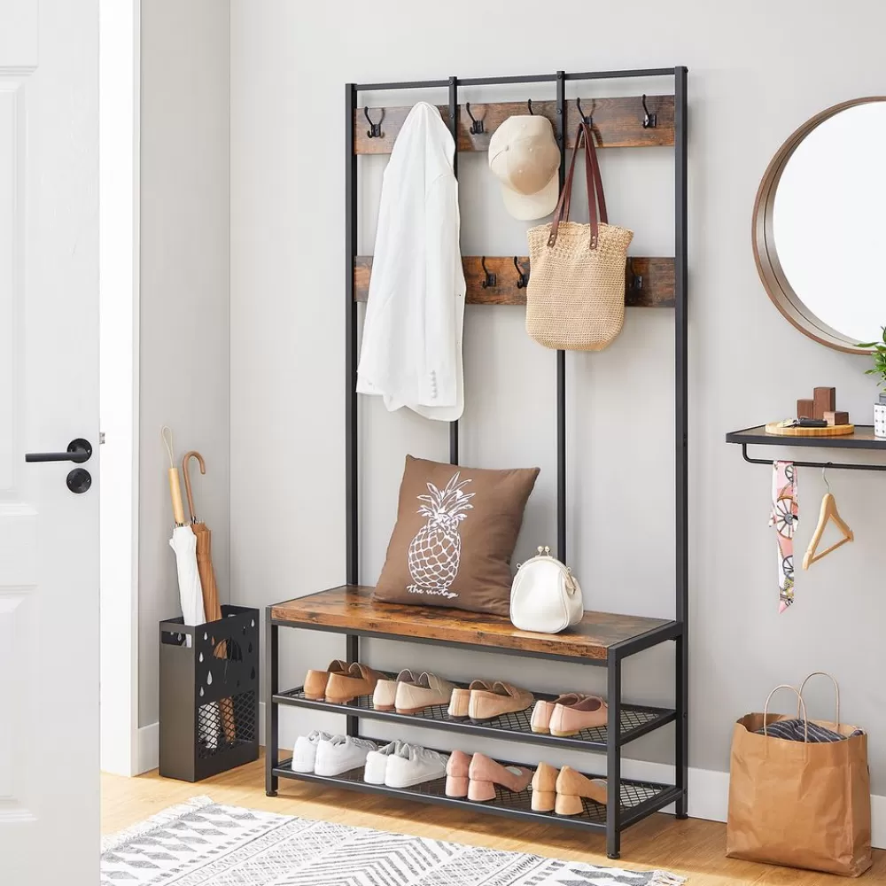 Discount SONGMICS Industriestil Garderobe & Schuhbank