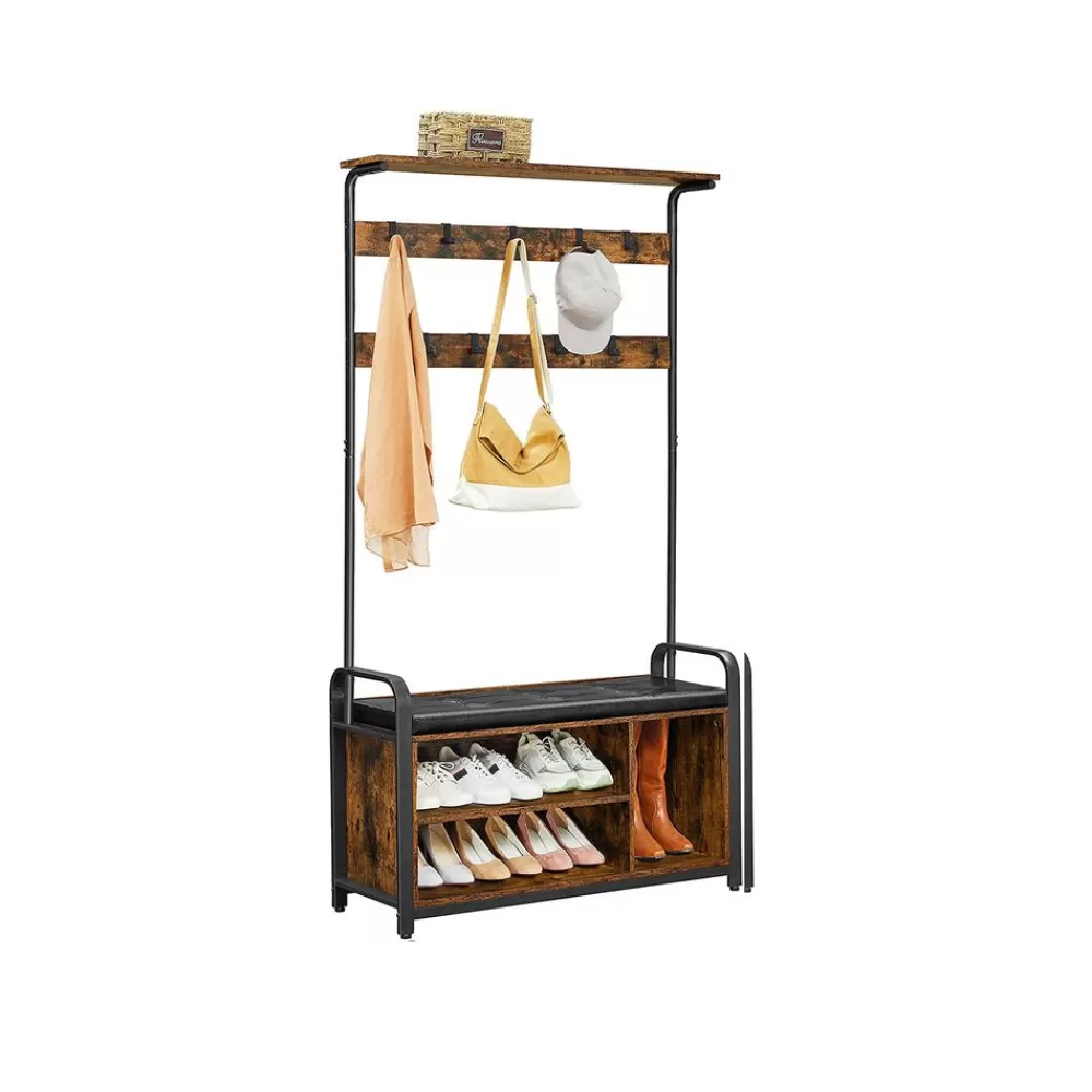 Flash Sale SONGMICS Industriestil Garderobenständer mit Haken