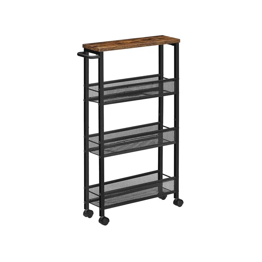 Fashion SONGMICS Industriestil Servierwagen schmal
