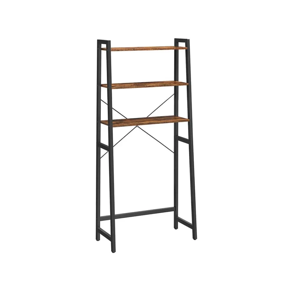 Discount SONGMICS Industriestil Toilettenregal mit 3 Ebenen