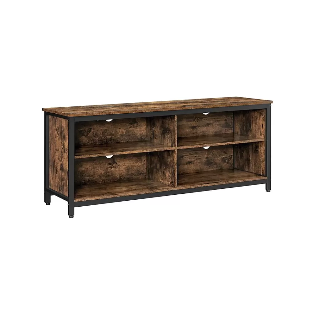 Best SONGMICS Industriestil TV-Schrank Vintagebraun-Schwarz