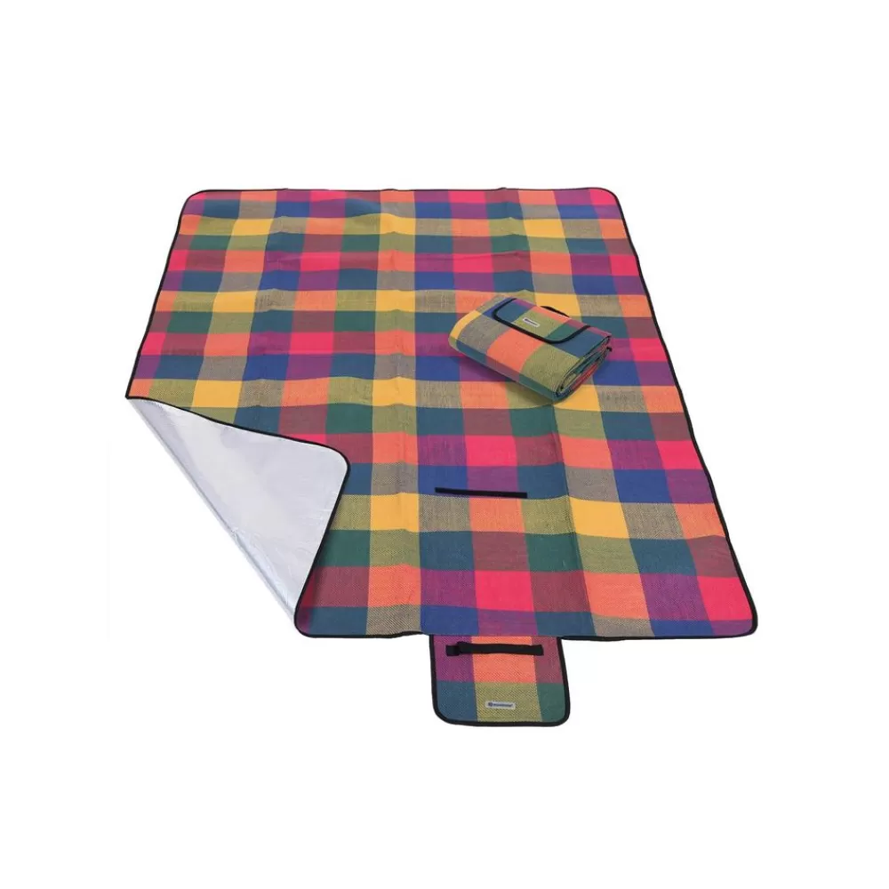 Best Sale SONGMICS Isolierte Picknickdecke Bunt XL