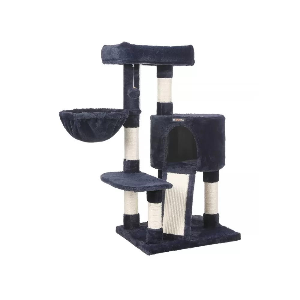 Sale SONGMICS Katzenbaum mit weichem Plüsch 104 cm blau
