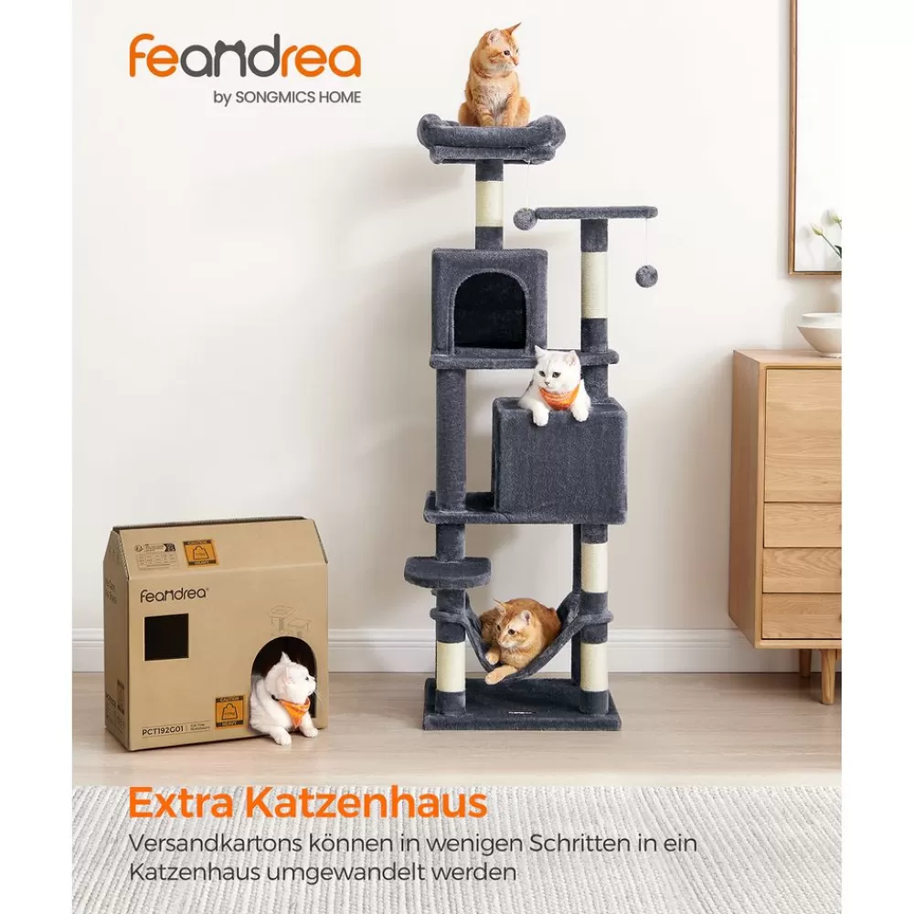 Hot SONGMICS Katzenbaum rauchgrau