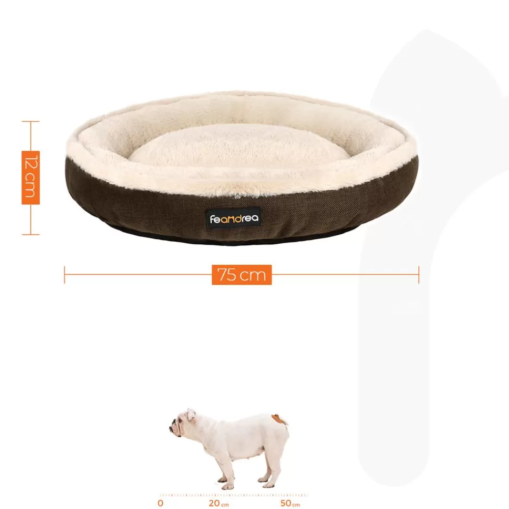 Cheap SONGMICS Katzenbett in Donut-Form Ø 75 cm
