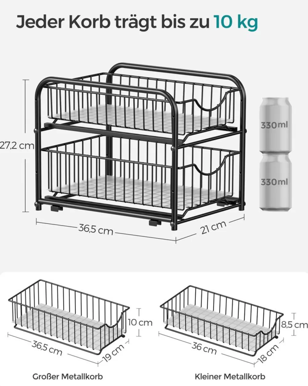kchenorganizer_mit__schubladen_13.webp Hot SONGMICS Küchen-Organizer mit 2 Schubladen