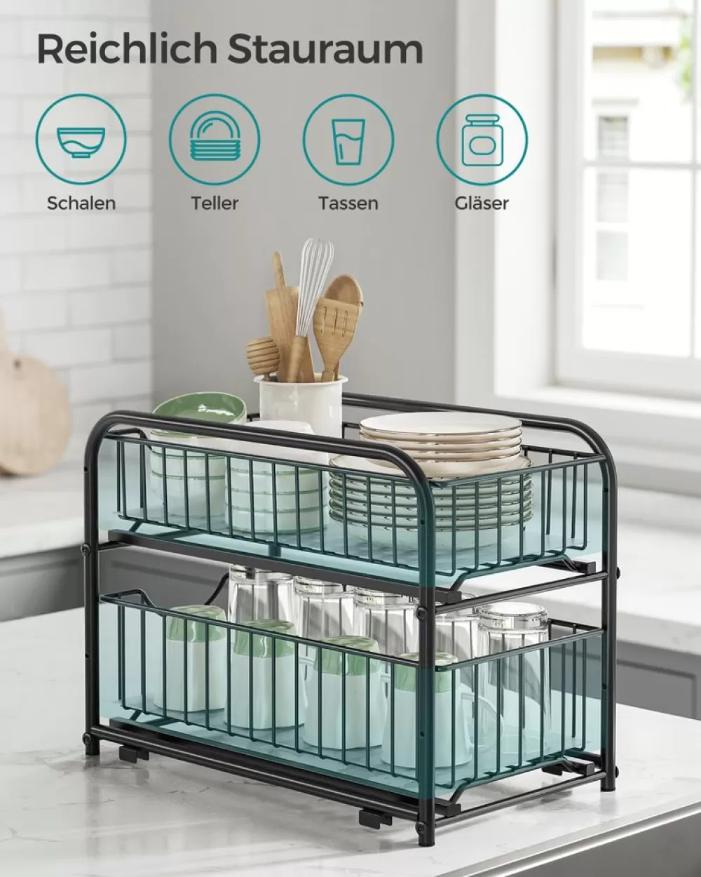 kchenorganizer_mit__schubladen_9.webp Hot SONGMICS Küchen-Organizer mit 2 Schubladen