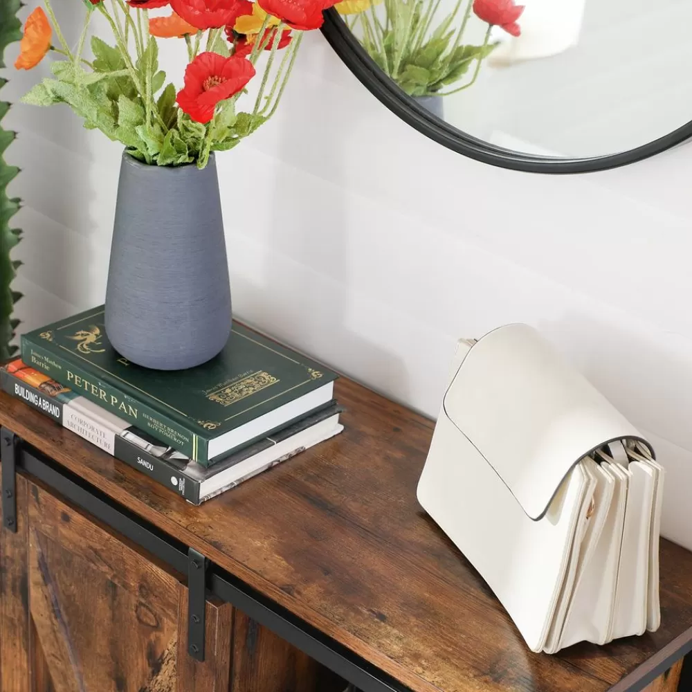 kchenschrank_mit_schiebetr_4-1.webp Outlet SONGMICS Küchenschrank mit Schiebetür vintagebraun-schwarz