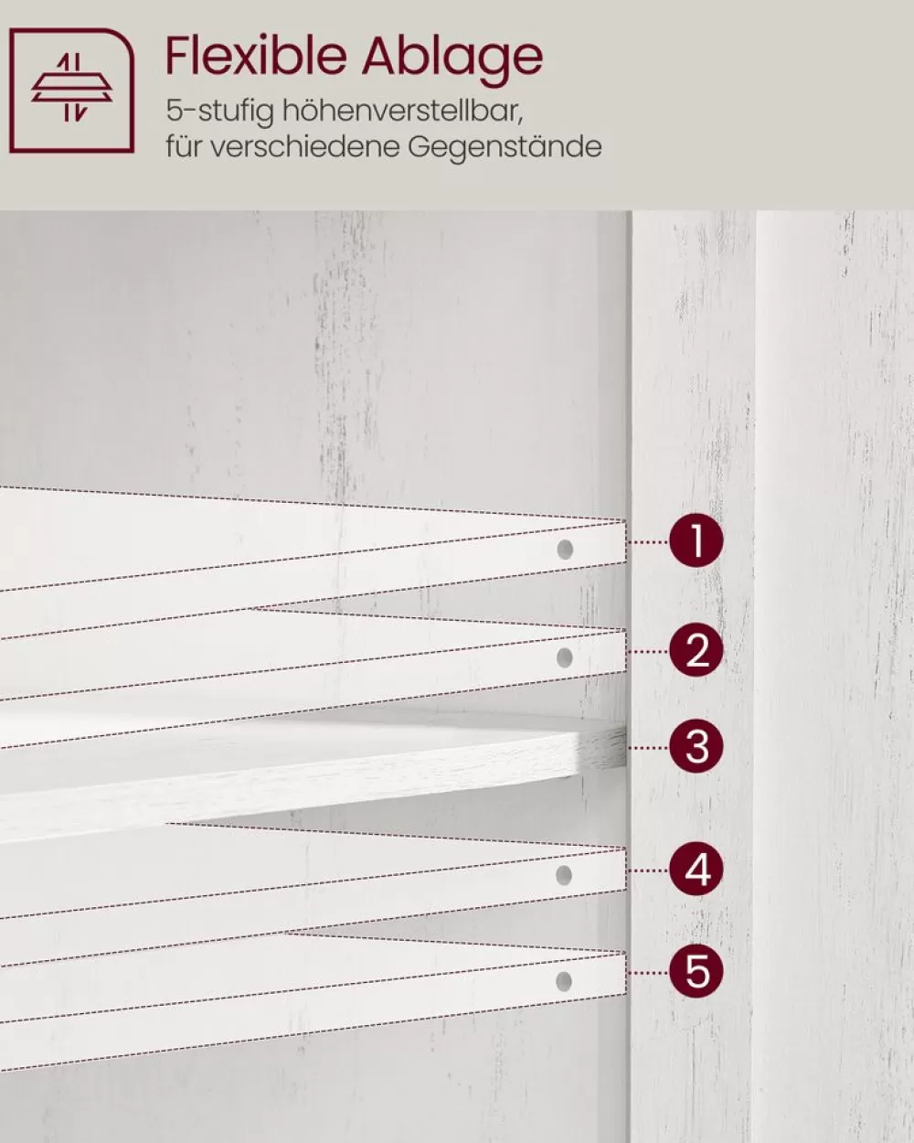 kchenschrank_mit_schubladen_und_tren_5.webp Discount SONGMICS Küchenschrank mit Schubladen und Türen