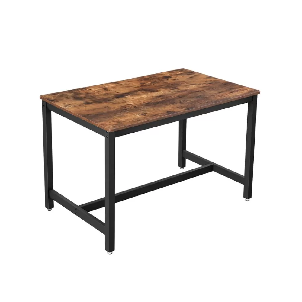 Best SONGMICS Küchentisch 4 Personen 120 x 75 x 75 cm Industrie-Design vintagebraun-schwarz