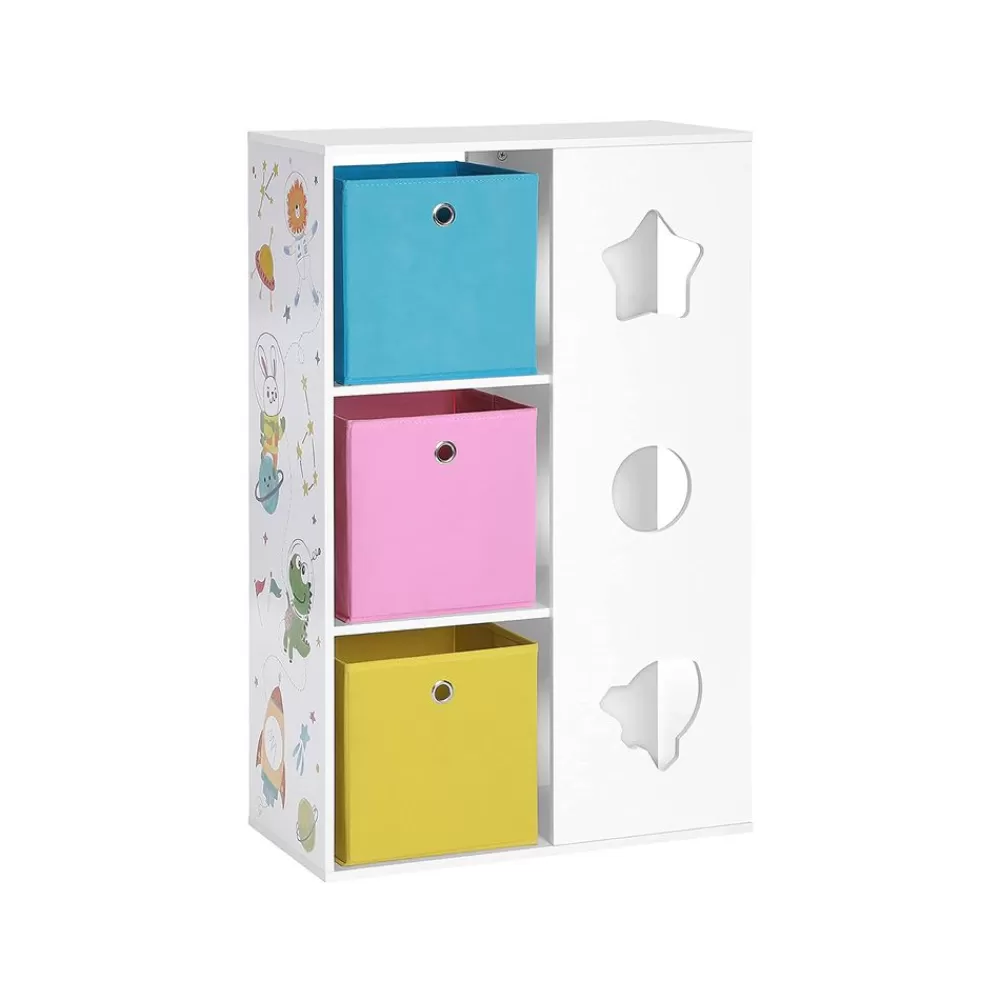 Flash Sale SONGMICS Kinderzimmerregal mit Aufbewahrungsboxen