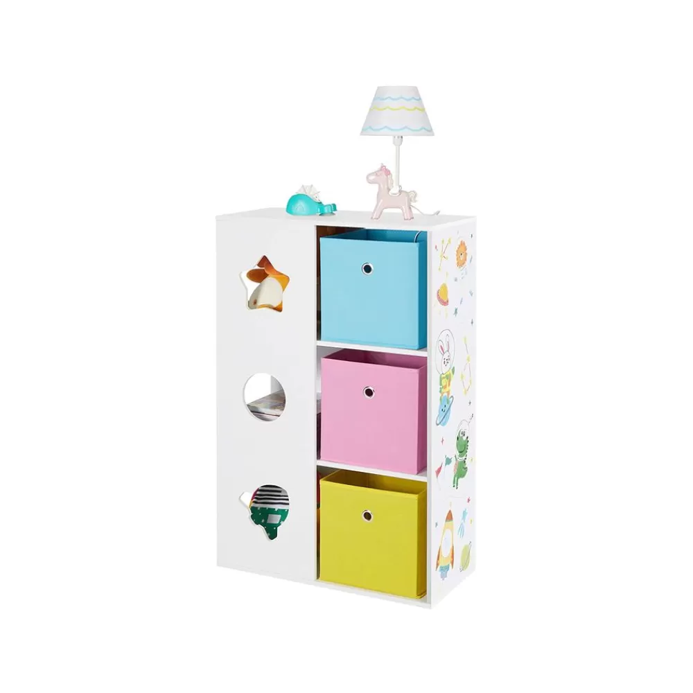 Flash Sale SONGMICS Kinderzimmerregal mit Aufbewahrungsboxen