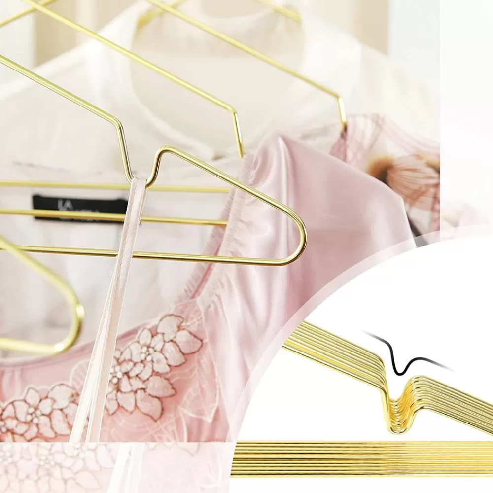 kleiderbgel_aus_metall_er_set_gold_3.webp Clearance SONGMICS Kleiderbügel aus Metall 20er Set Gold