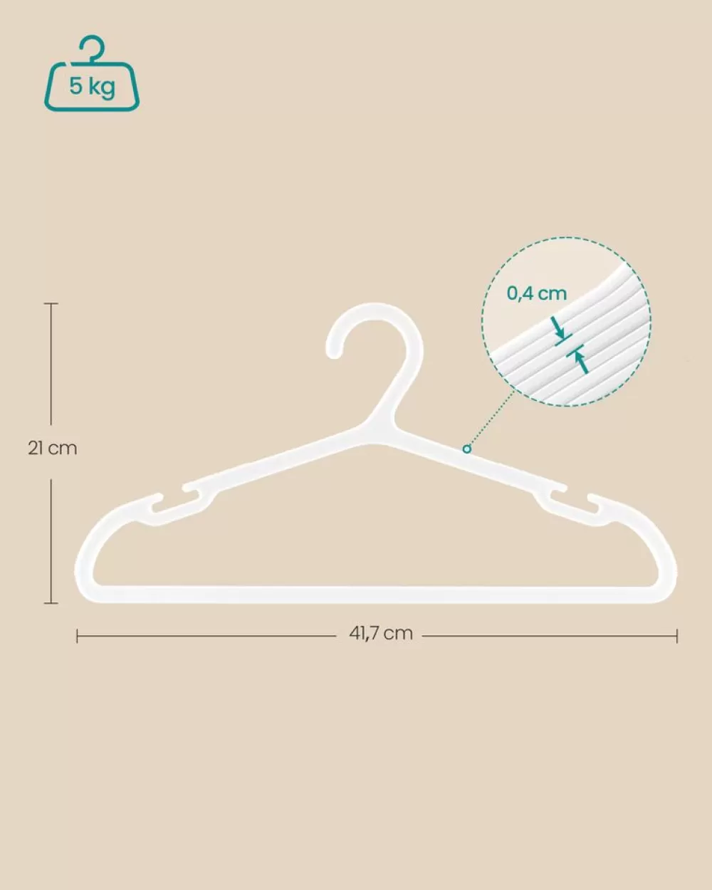 kleiderbgel_kunststoff_er_set__cm_breit_tintenschwarz_10.webp Store SONGMICS Kleiderbügel Kunststoff 50er Set 41,7 cm breit tintenschwarz