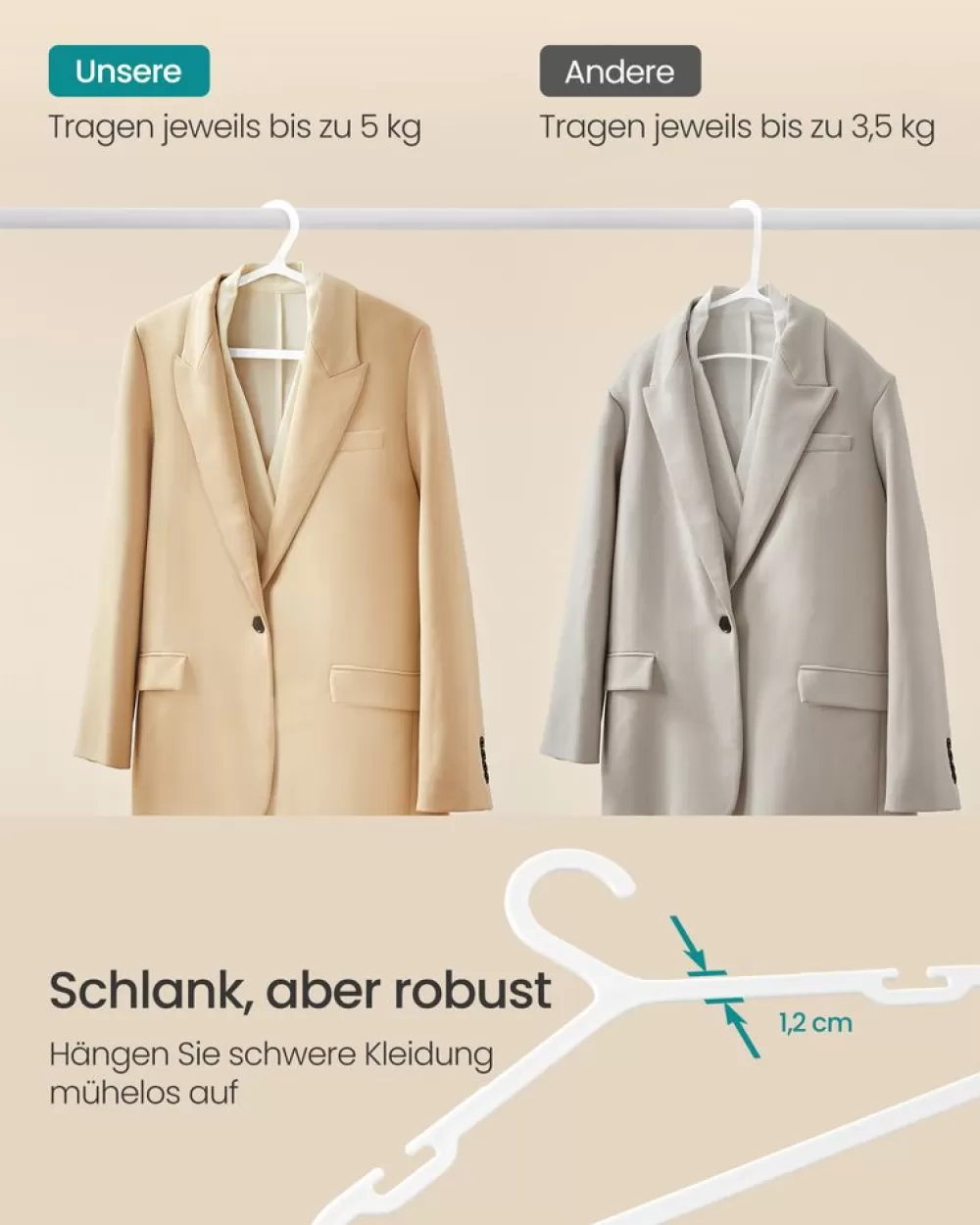 kleiderbgel_kunststoff_er_set__cm_breit_tintenschwarz_11.webp Store SONGMICS Kleiderbügel Kunststoff 50er Set 41,7 cm breit tintenschwarz