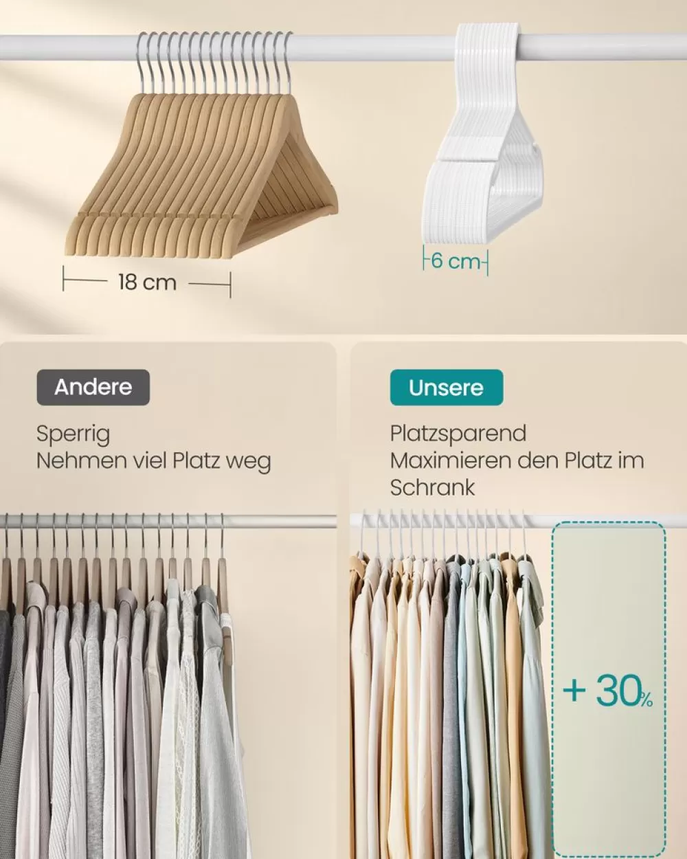 kleiderbgel_kunststoff_er_set__cm_breit_tintenschwarz_9.webp Store SONGMICS Kleiderbügel Kunststoff 50er Set 41,7 cm breit tintenschwarz