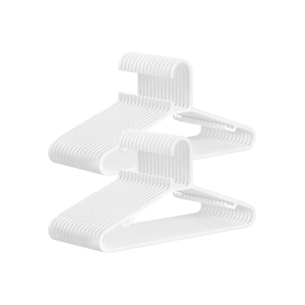 Cheap SONGMICS Kleiderbügel Kunststoff 30er Set leichtgewichtig weiß