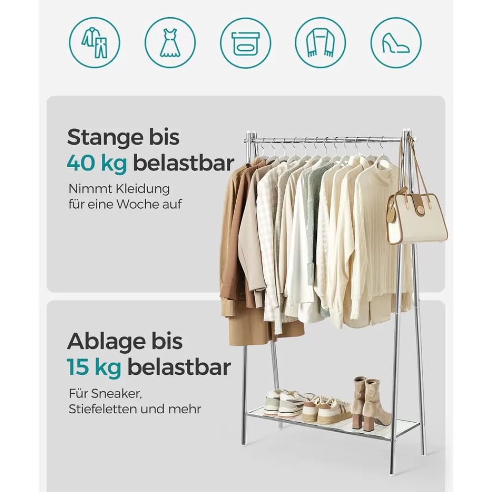 kleiderstnder_mit_kleiderstange_9.webp Best Sale SONGMICS Kleiderständer mit Kleiderstange