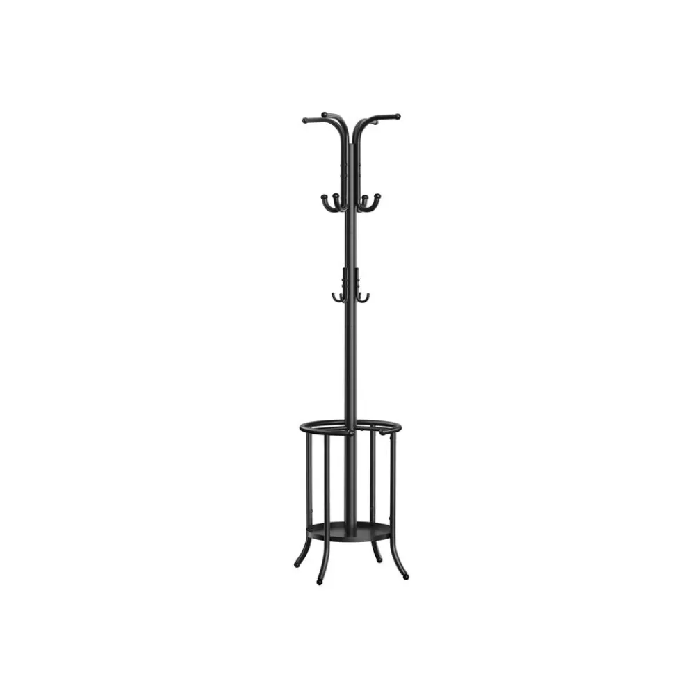 Flash Sale SONGMICS Kleiderständer mit Regenschirmständer und 12 Haken tintenschwarz