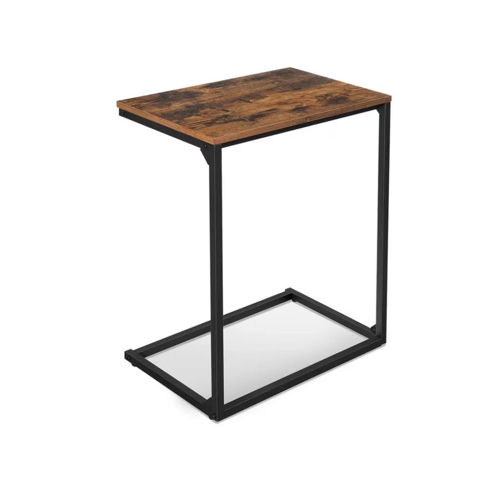 Cheap SONGMICS Kleiner Sofatisch vintagebraun-schwarz