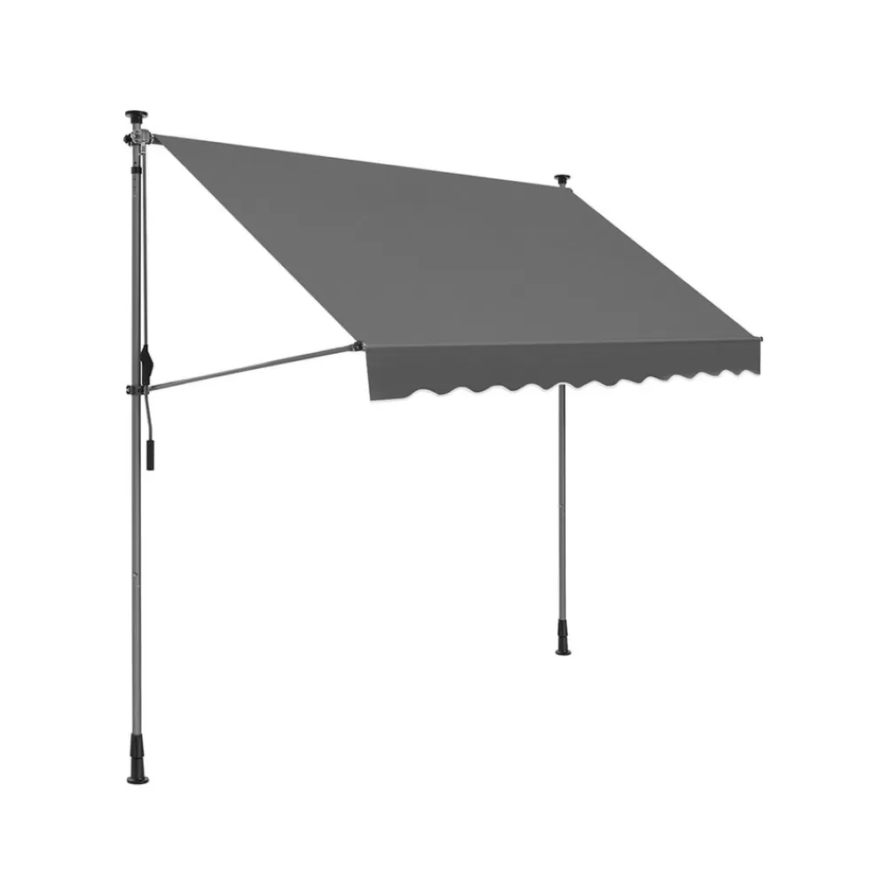 Outlet SONGMICS Klemmmarkise 300 x 130 cm mit Kurbel