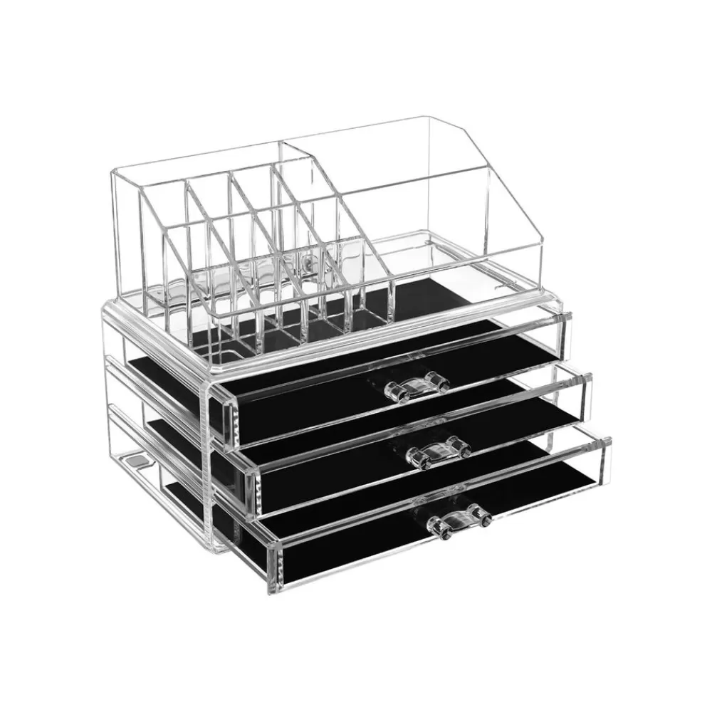 Store SONGMICS Kosmetik-Organizer 3 große Schubladen