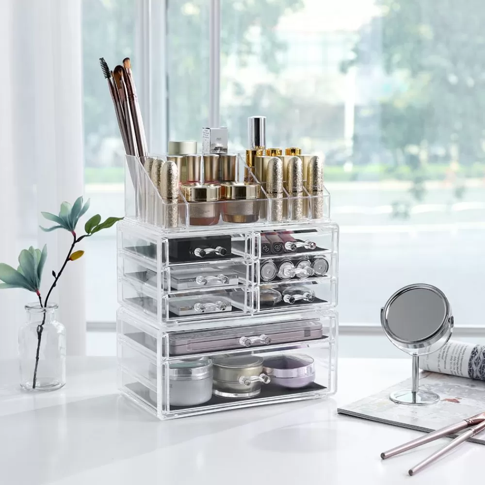 Cheap SONGMICS Kosmetik-Organizer transparent