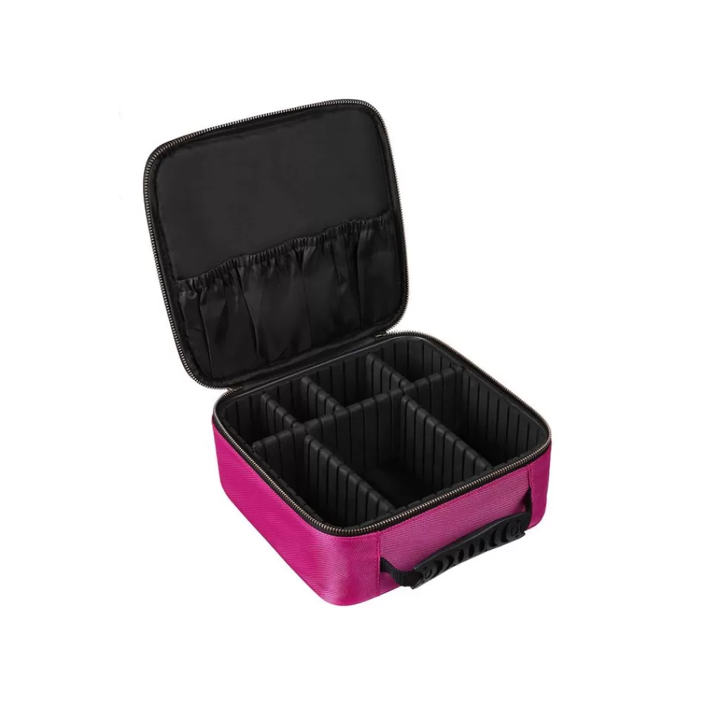 Best SONGMICS Kosmetiktasche für die Reise Pink