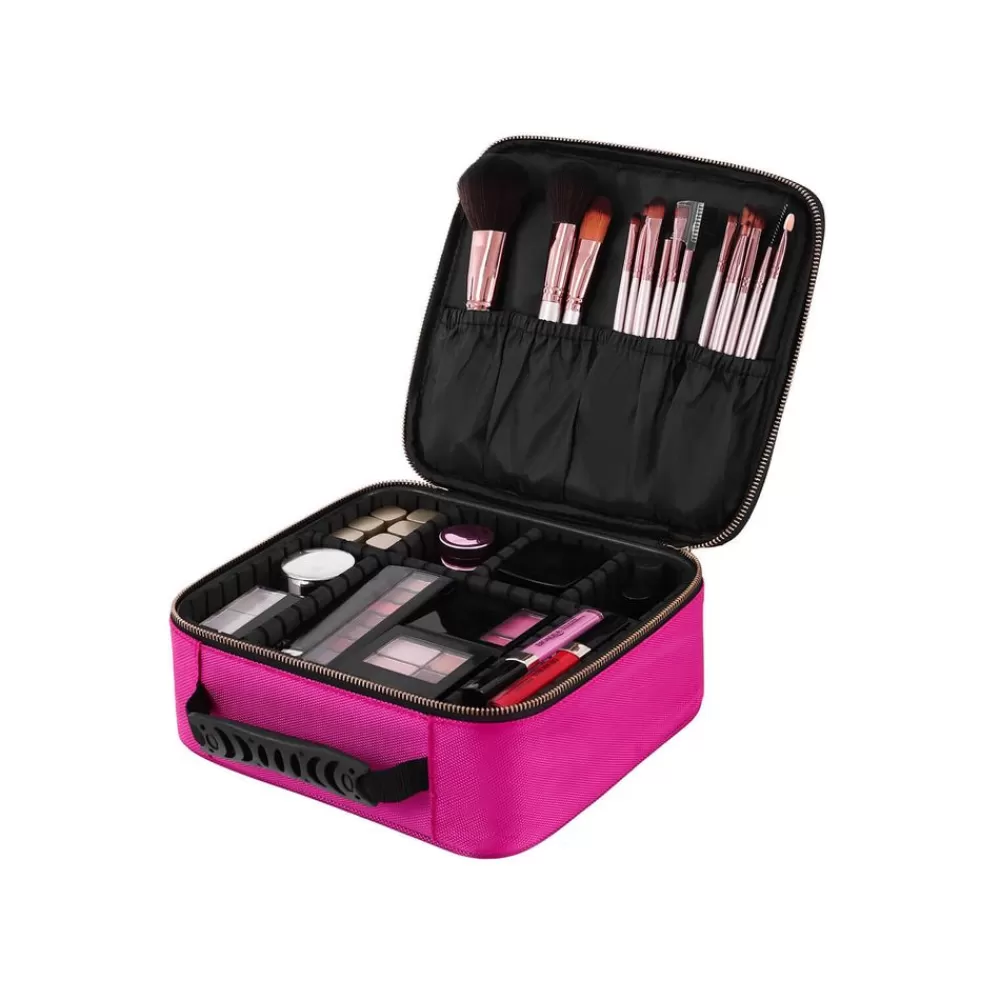 Best SONGMICS Kosmetiktasche für die Reise Pink
