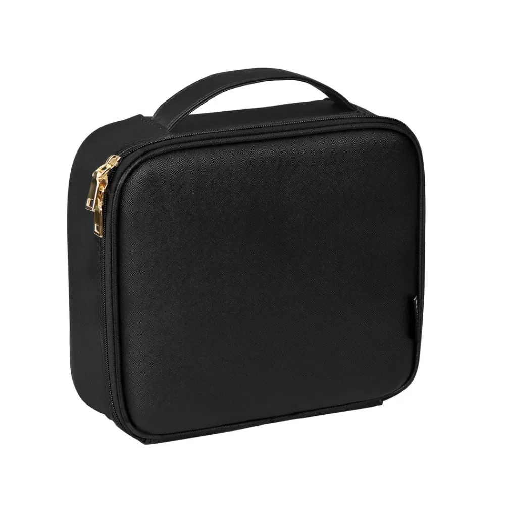 Best SONGMICS Kosmetiktasche mit Trennwänden Schwarz