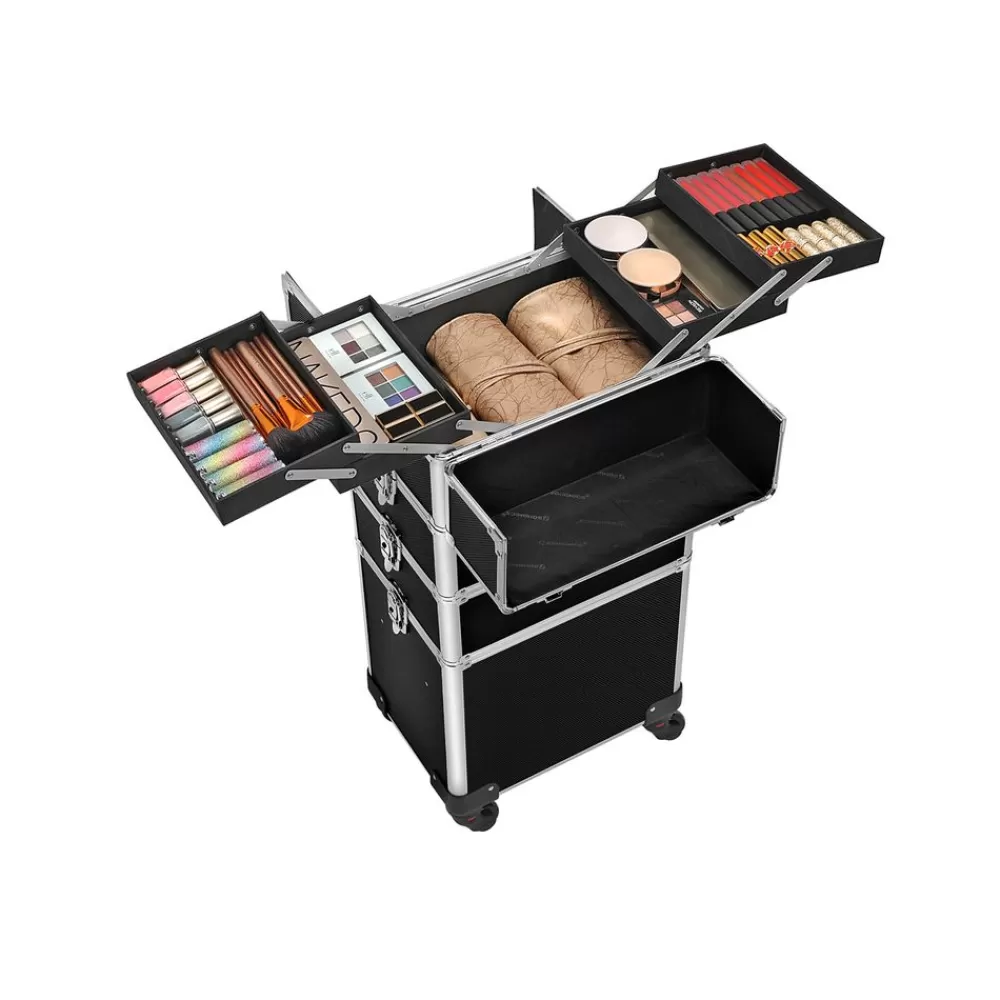Best SONGMICS Kosmetiktrolley XXL Schwarz
