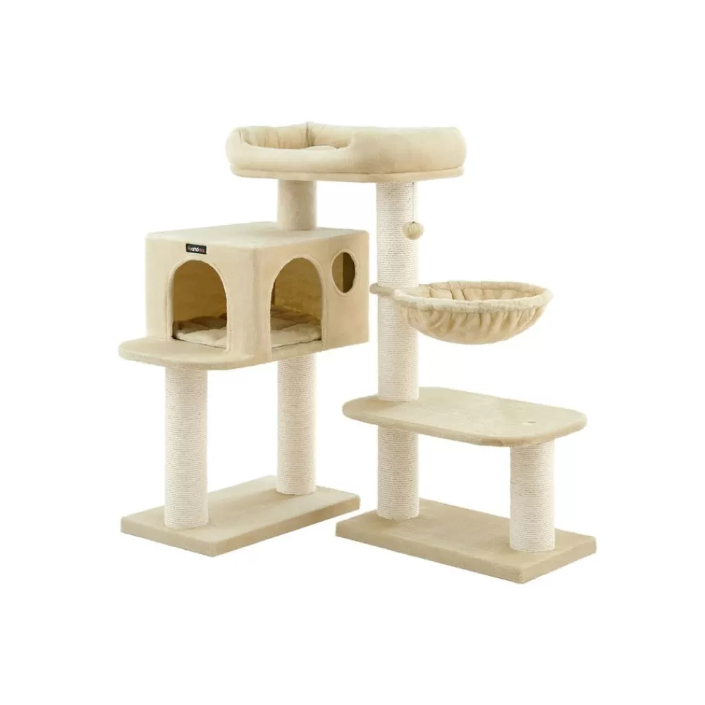 Best Sale SONGMICS Kratzbaum dicke Stämme 107 cm Beige