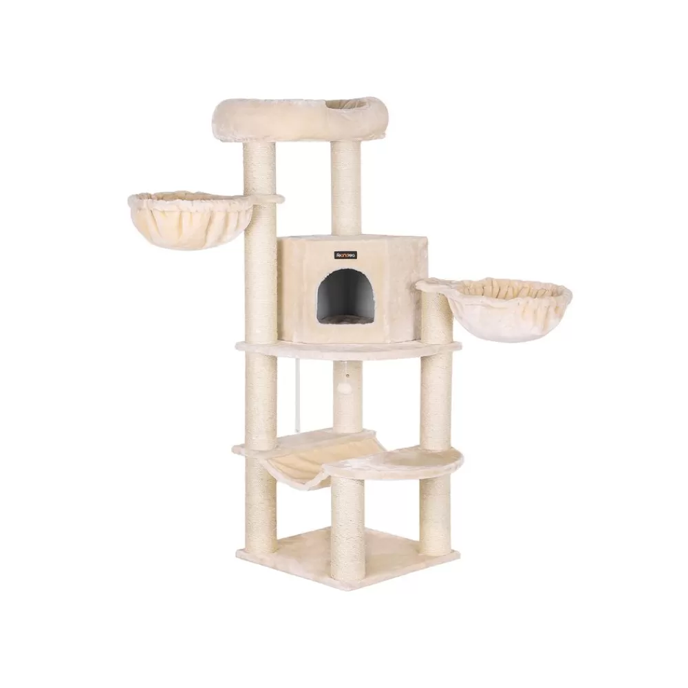 Shop SONGMICS Kratzbaum groß XL Katzenbaum beige