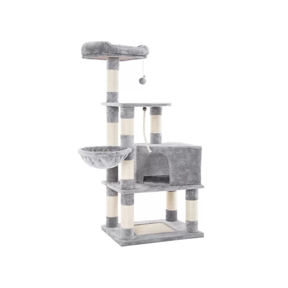Best Sale SONGMICS Kratzbaum mit hohem Turm 138 cm Grau