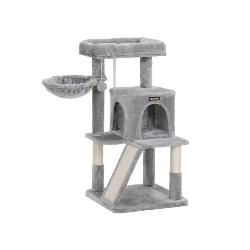 Discount SONGMICS Kratzbaum mit Kratzbrett 96 cm Grau