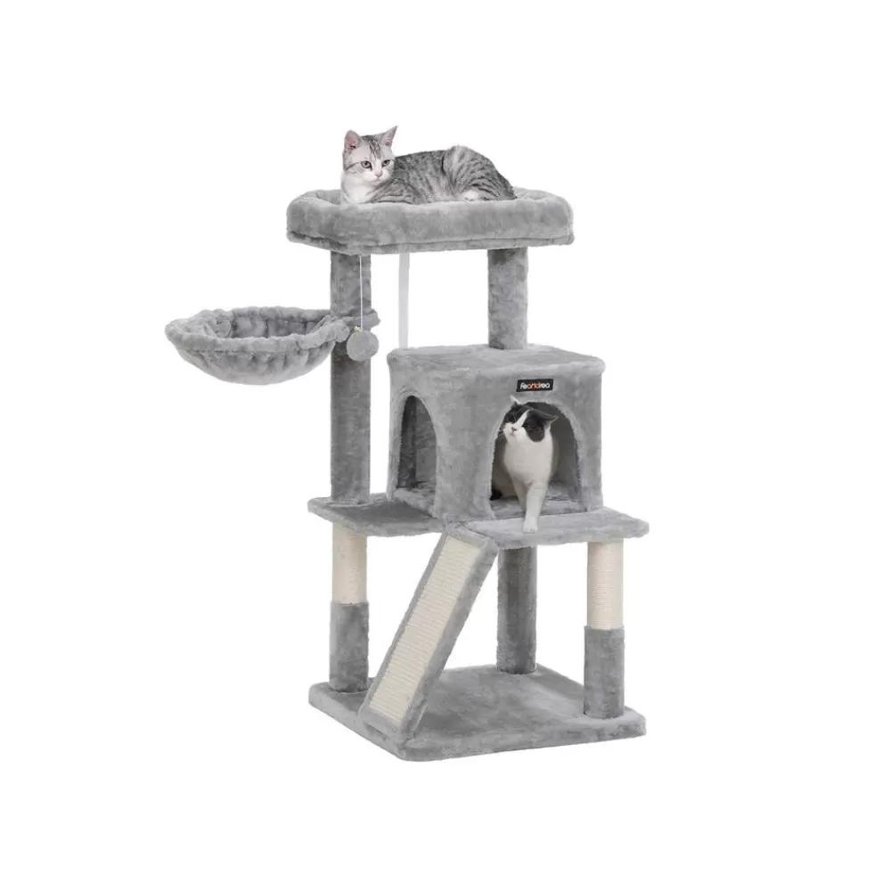 Discount SONGMICS Kratzbaum mit Kratzbrett 96 cm Grau