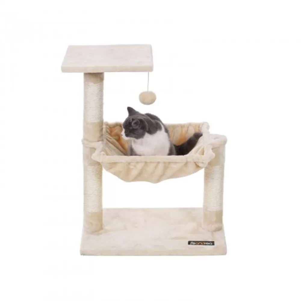 Outlet SONGMICS Kratzbaum mit Liegemulde 70 cm Beige
