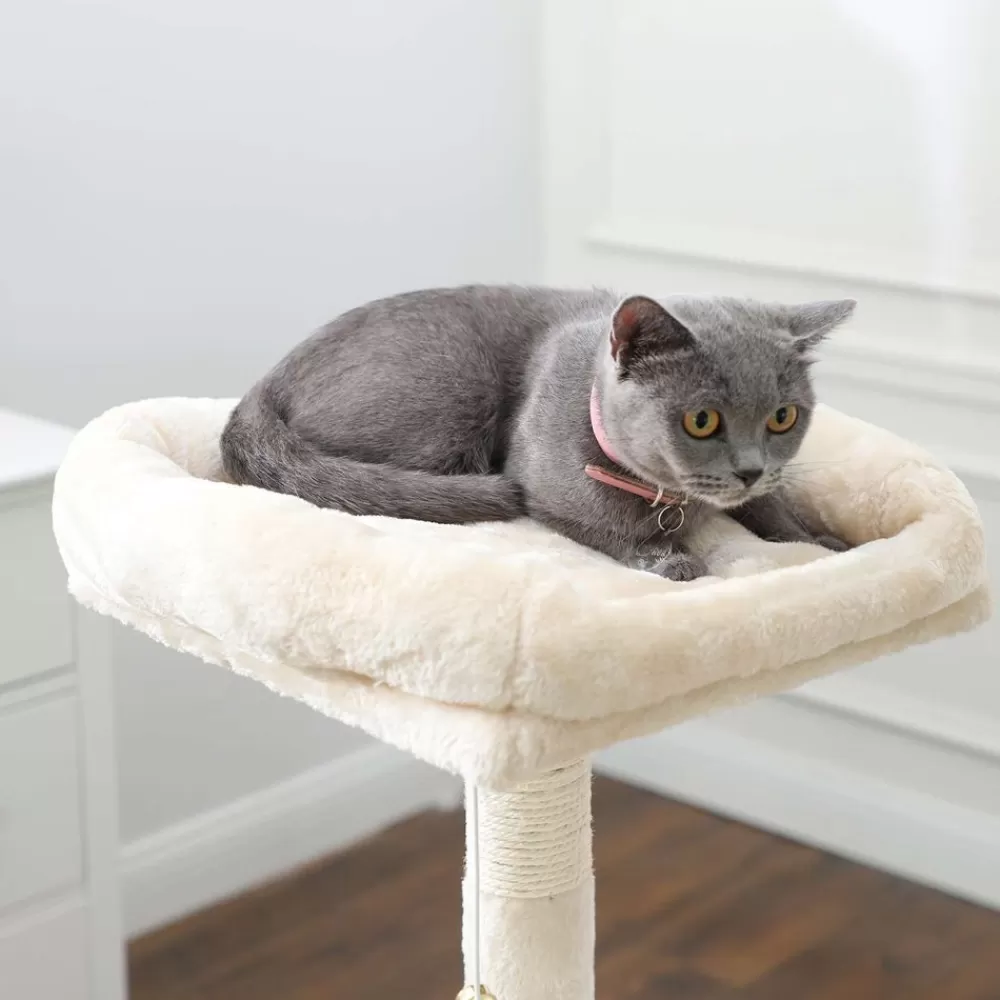 kratzbaum_mit_liegemulde__cm_beige_4-1.webp Discount SONGMICS Kratzbaum mit Liegemulde 110 cm Beige