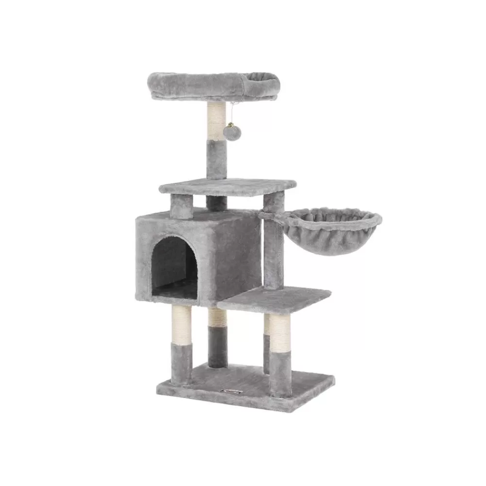 kratzbaum_mit_liegemulde__cm_beige_8.webp Discount SONGMICS Kratzbaum mit Liegemulde 110 cm Beige