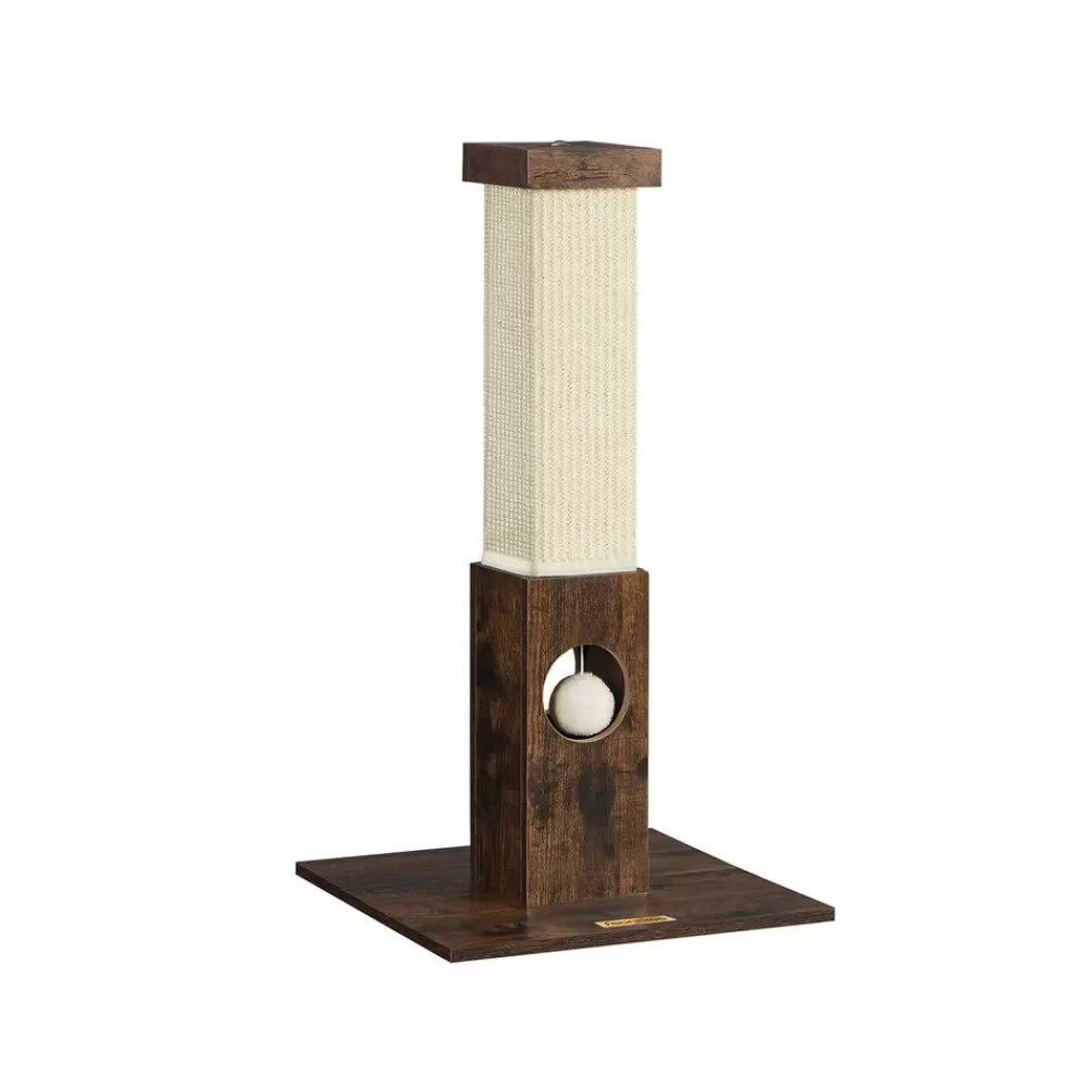New SONGMICS Kratzsäule 73 cm mit Spielzeug